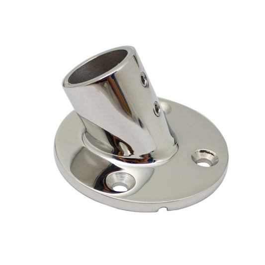 60 Degree Round Pipe Seat 316 Stainless Steel Corrosion-Resistant Marine Tube Seat, 22mm 7/8 inch, 25mm 1 inch