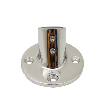 60 Degree Round Pipe Seat 316 Stainless Steel Corrosion-Resistant Marine Tube Seat, 22mm 7/8 inch, 25mm 1 inch