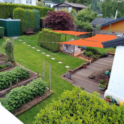 Outdoor Garden Sunshade Sail Waterproof Anti-UV Canopy, Size: 2m x 5m