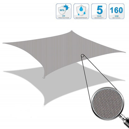 Outdoor Garden Sunshade Sail Waterproof Anti-UV Canopy, Size: 3m x 4m