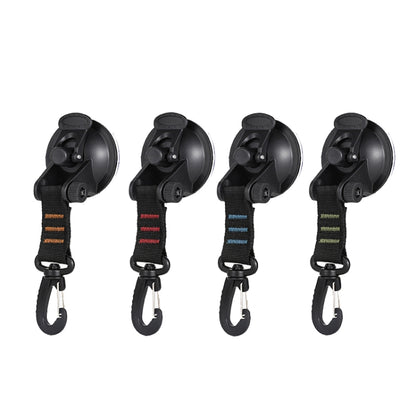 3 PCS Car Tent Suction Cup Home Users Outside Travel Portable Suction Cup Hook