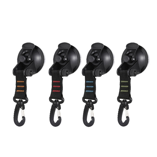 3 PCS Car Tent Suction Cup Home Users Outside Travel Portable Suction Cup Hook