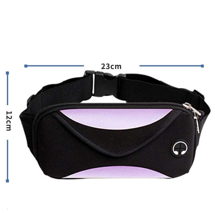 Outdoor Sports Waist Bag Anti-Lost Mobile Phone Bag Running Riding Multifunctional Water Bottle Bag, Purple, Black, Sky Blue, Dark Blue, Red