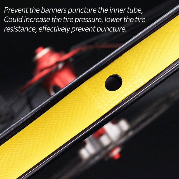 10 PCS Road Mountain Bike Anti-Stab Tire Pad Bicycle Wheel Set PVC Spoke Lining Tape