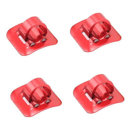 4 PCS Mountain Road Bicycle Hose Line Guide Adhesive Wire Seat Frame Cable Fixing C Buckle, Style: