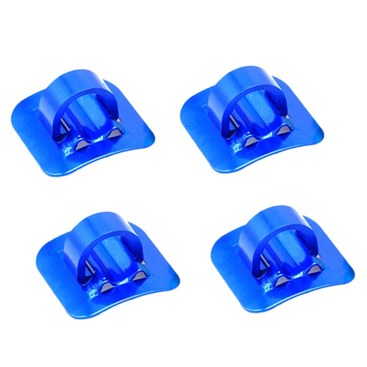 4 PCS Mountain Road Bicycle Hose Line Guide Adhesive Wire Seat Frame Cable Fixing C Buckle, Style: