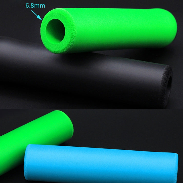 4 Pairs Mountain Folding Bicycle Silicone Foaming Sponge Handle Cover Rubber Shock Absorbing Anti-Slip Handle Set