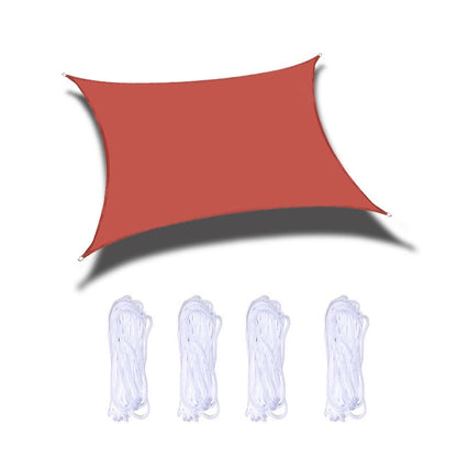 Outdoor Garden Sunshade Sail Waterproof Anti-UV Canopy, Size: 5m x 5m