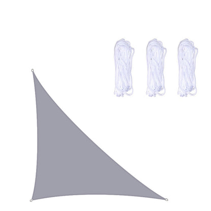 Triangle Outdoor Garden Sunshade Sail Waterproof Anti-UV Canopy, Size: 5m x 5m x 7.1m