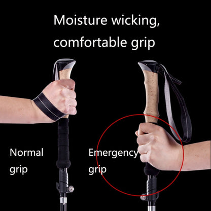 TUOBEIS TBS-006 Trekking Pole Ultra-Light Folding Trekking Mountain Climbing Crutch