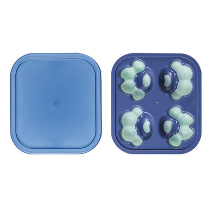Household Cat Paw Shape Creative Silicone Ice Box Ice Cube Mold Ice Hockey DIY Food Supplement Box with Lid, Cat Paw Shape(Lilac Purple), Cat Paw Shape(Shrimp Red), Cat Paw Shape(Vegetation Green), Cat Paw Shape(Blue Green), Cat Paw Shape(Pink Purple)