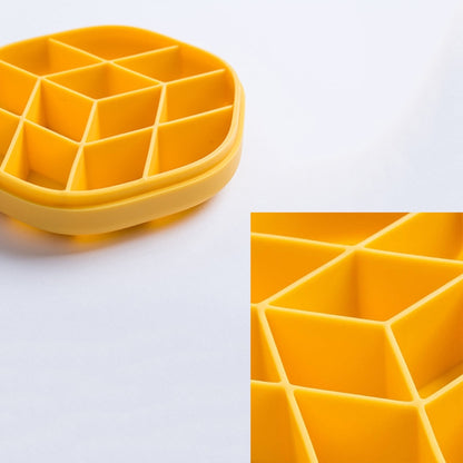 DIY Creative Hexagonal Ice Cube Mold Storage Box DIY Homemade Ice Tray, Hexagonal(White), Hexagonal(Red Blue)