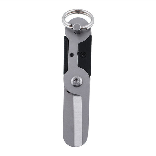 Outdoor Stainless Steel Mini Scissors Anti-Loss EDC Scissors