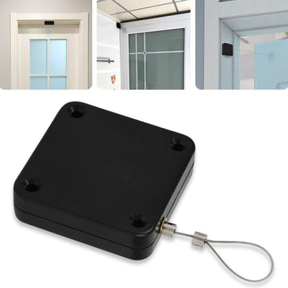 P093 Automatic Doorkeeper Telescher Door Closer Sliding Door Anti-Theft Box, Specification:, 2nd Generation Black All Glue 500g 1m, 2nd Generation White All Glue 500g 1m, 2nd Generation Black All Glue 800g 1m, 2nd Generation White All Glue 800g 1m�����...