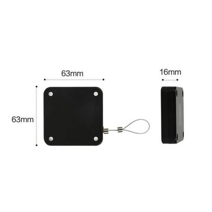 P093 Automatic Doorkeeper Telescher Door Closer Sliding Door Anti-Theft Box, Specification:, 2nd Generation Black All Glue 500g 1m, 2nd Generation White All Glue 500g 1m, 2nd Generation Black All Glue 800g 1m, 2nd Generation White All Glue 800g 1m�����...