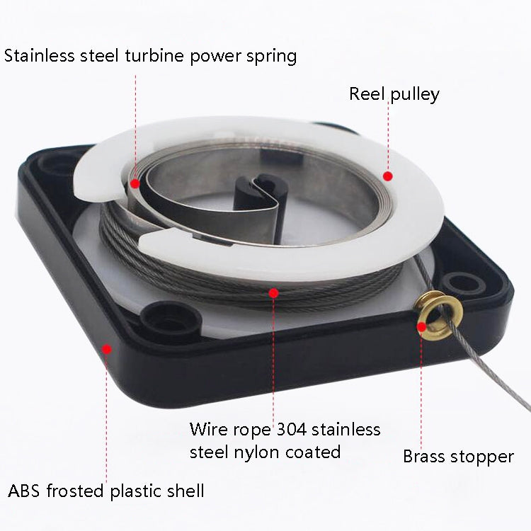 P093 Automatic Doorkeeper Telescher Door Closer Sliding Door Anti-Theft Box, Specification:, 2nd Generation Black All Glue 500g 1m, 2nd Generation White All Glue 500g 1m, 2nd Generation Black All Glue 800g 1m, 2nd Generation White All Glue 800g 1m�����...