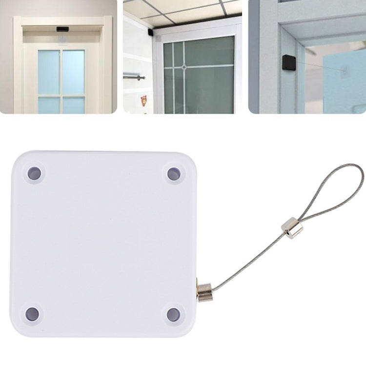 P093 Automatic Doorkeeper Telescher Door Closer Sliding Door Anti-Theft Box, Specification:, 2nd Generation Black All Glue 500g 1m, 2nd Generation White All Glue 500g 1m, 2nd Generation Black All Glue 800g 1m, 2nd Generation White All Glue 800g 1m�����...