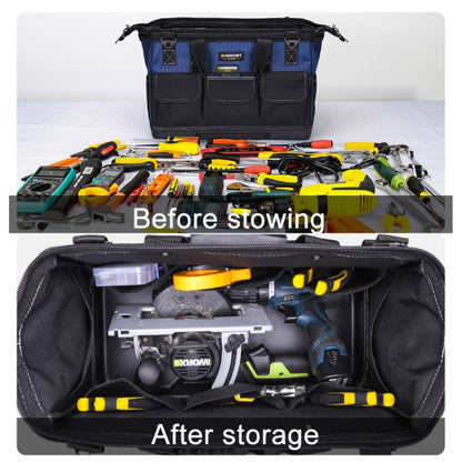 WINHUNT Multi-Function Hardware Repair Tool Canvas Bag, Plastic Bottom 20 inch, Simple Upgrade 16 inch, Simple Upgrade 18 inch, Simple Upgrade 20 inch, Simple Upgrade 23 inch