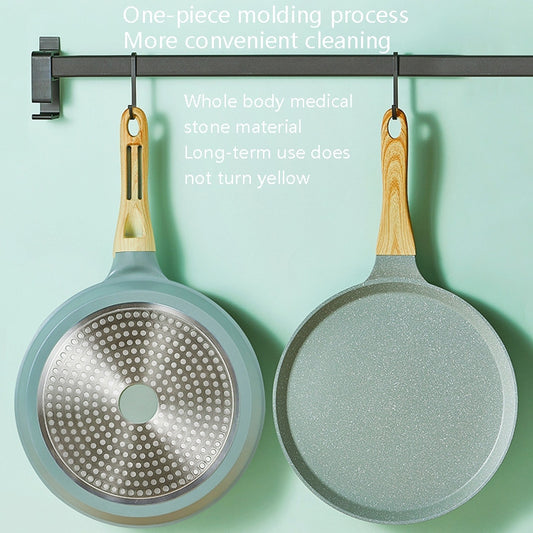 Non-Adhesive Pan Cake Crust Omelette Breakfast Pancake Pan, Pink 6 inch, Pink 10 inch, Black 6 inch, Black 8 inch, Black 10 inch, Green 20cm, Green 24cm, Green 28cm