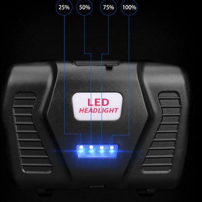 Lamp Beads Headlight USB Rechargeable Zoom Outdoor Strong Headlight