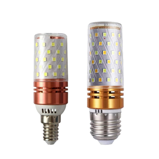 3 PCS No Flicker Corn Light Candle Bulb Screw Bulb, 12W-E14  Warm Light  Home Style, 12W-E14  Three-color Light Home Style, 12W-E14  Neutral Light Home Style, 12W-E14  Warm Light Engineering, 12W-E14  Three-color Light Engineering����������������������...