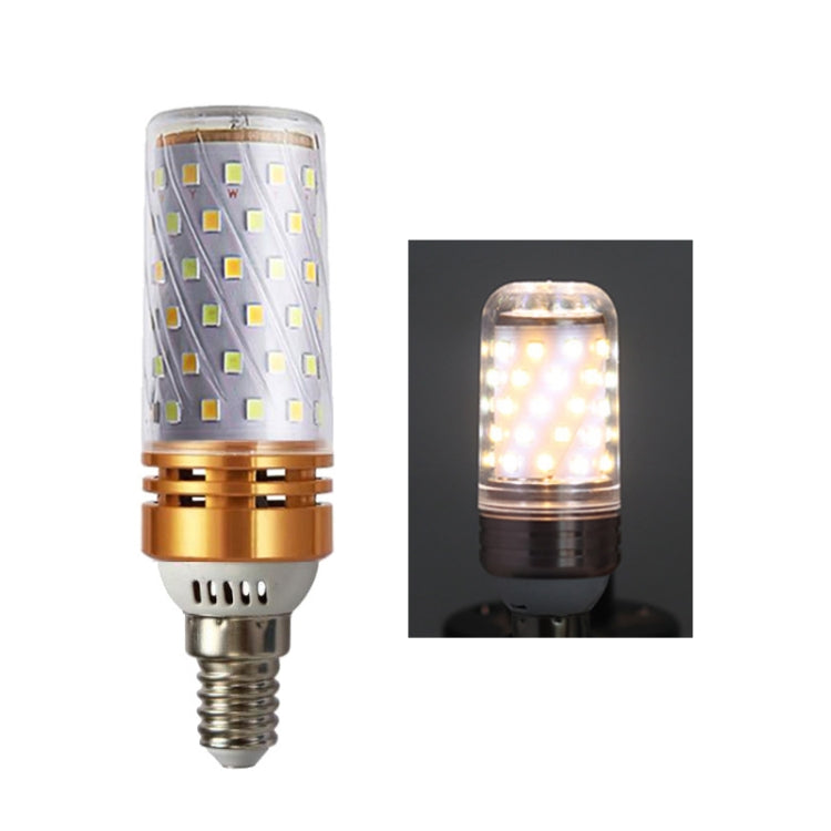 3 PCS No Flicker Corn Light Candle Bulb Screw Bulb, 12W-E14  Warm Light  Home Style, 12W-E14  Three-color Light Home Style, 12W-E14  Neutral Light Home Style, 12W-E14  Warm Light Engineering, 12W-E14  Three-color Light Engineering����������������������...