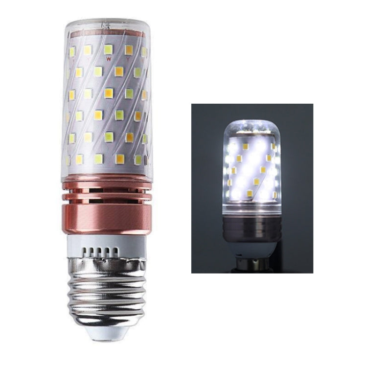 3 PCS No Flicker Corn Light Candle Bulb Screw Bulb, 12W-E14  Warm Light  Home Style, 12W-E14  Three-color Light Home Style, 12W-E14  Neutral Light Home Style, 12W-E14  Warm Light Engineering, 12W-E14  Three-color Light Engineering����������������������...