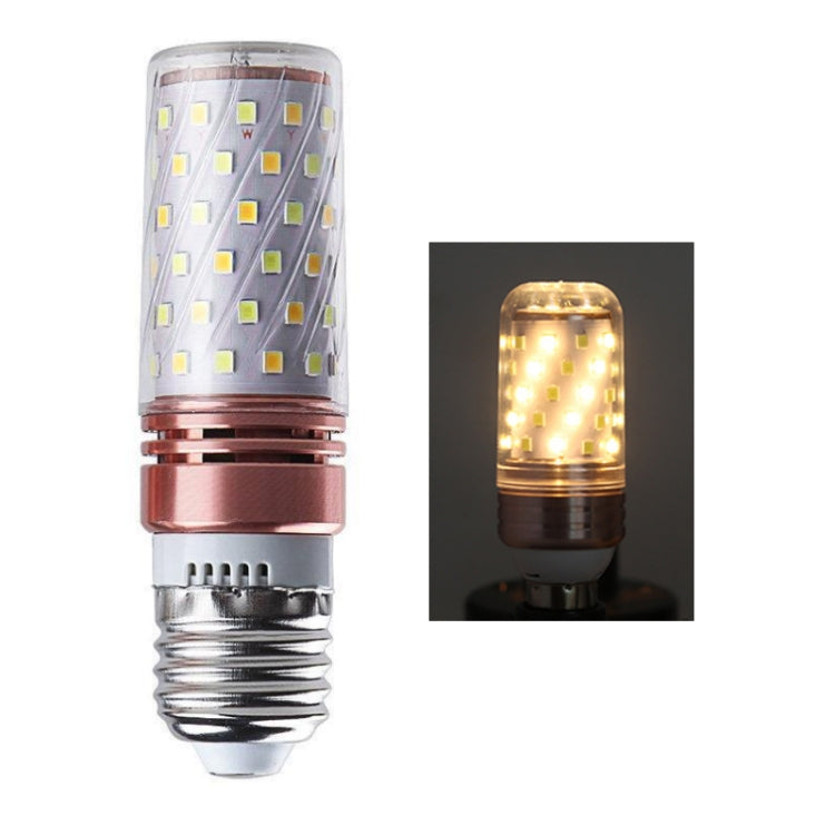 3 PCS No Flicker Corn Light Candle Bulb Screw Bulb, 12W-E14  Warm Light  Home Style, 12W-E14  Three-color Light Home Style, 12W-E14  Neutral Light Home Style, 12W-E14  Warm Light Engineering, 12W-E14  Three-color Light Engineering����������������������...