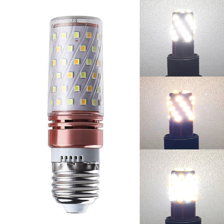 3 PCS No Flicker Corn Light Candle Bulb Screw Bulb, 12W-E14  Warm Light  Home Style, 12W-E14  Three-color Light Home Style, 12W-E14  Neutral Light Home Style, 12W-E14  Warm Light Engineering, 12W-E14  Three-color Light Engineering����������������������...