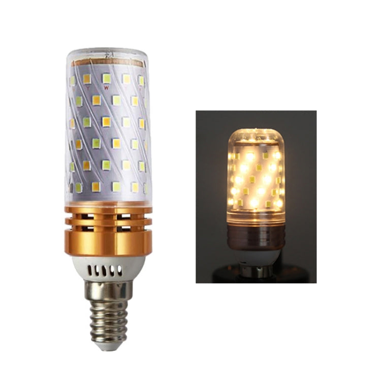 3 PCS No Flicker Corn Light Candle Bulb Screw Bulb, 12W-E14  Warm Light  Home Style, 12W-E14  Three-color Light Home Style, 12W-E14  Neutral Light Home Style, 12W-E14  Warm Light Engineering, 12W-E14  Three-color Light Engineering����������������������...
