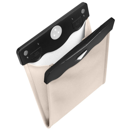 Car Trash Can Storage Bag Hanging Paste With LED Light Garbage Bag, Paste Black, Paste Brown, Paste Beige, Paste Red