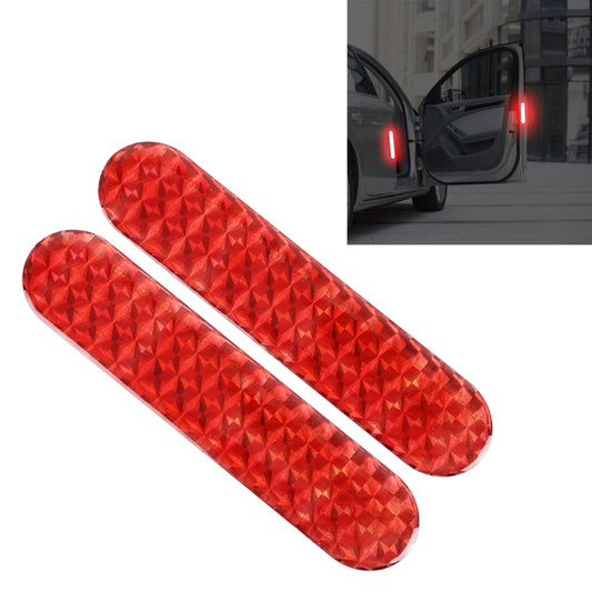10 Sets High-brightness Laser Reflective Strip Warning Tape Decal Car Reflective Stickers Safety Mark, Red, Green, Blue, Yellow