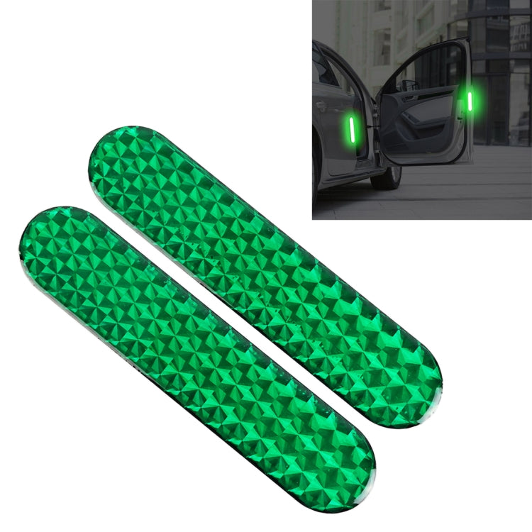 10 Sets High-brightness Laser Reflective Strip Warning Tape Decal Car Reflective Stickers Safety Mark, Red, Green, Blue, Yellow