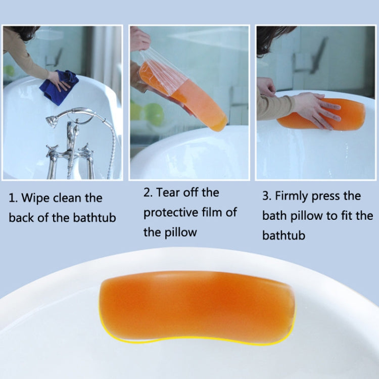T5 PU Foam Sponge Bathtub Pillow Hotel Bath Head Pillow, Bath Head Pillow