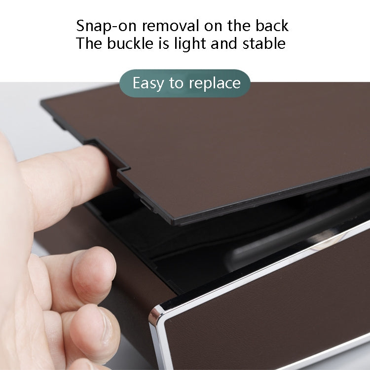 Car Clock Tissue Box Multi-Function Vehicle Instrument Table Paper Towel Box, Style:, Clock+Parking Card (Green), Clock+Parking Card (Ivory), Clock+Parking Card (Agate), Clock+Parking Card (Black), Clock+Parking Card (Gray)�����������������������������...