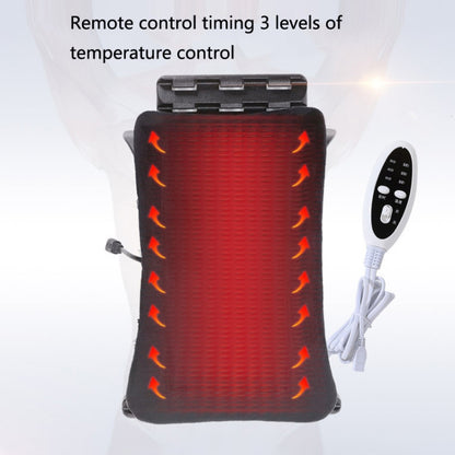 Electric Heating Belt Waist Lumbar Spine Massager Waist Four Seasons Heating Spine Correction Backrest, , US Plug Electric Hot Model (Black), , US Plug Electric Hot Model (White), Ordinary Model (Black)