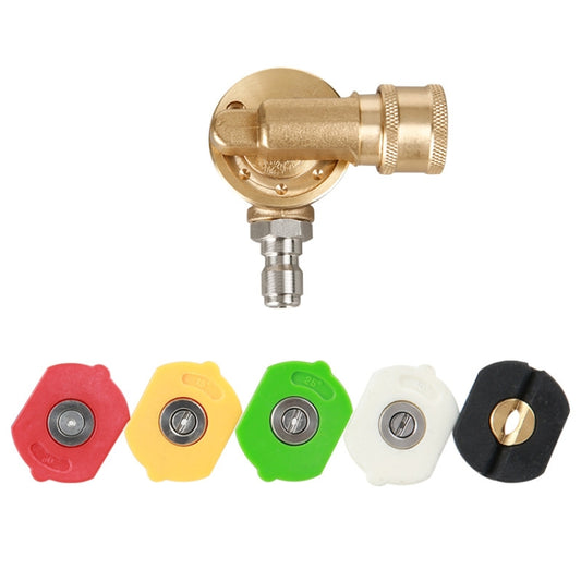 High Pressure Cleaning Machine Accessories Brush Head 240 Degrees Rotating 1/4 Live Joint, 240 Degrees Rotating 1/4 Live Joint
