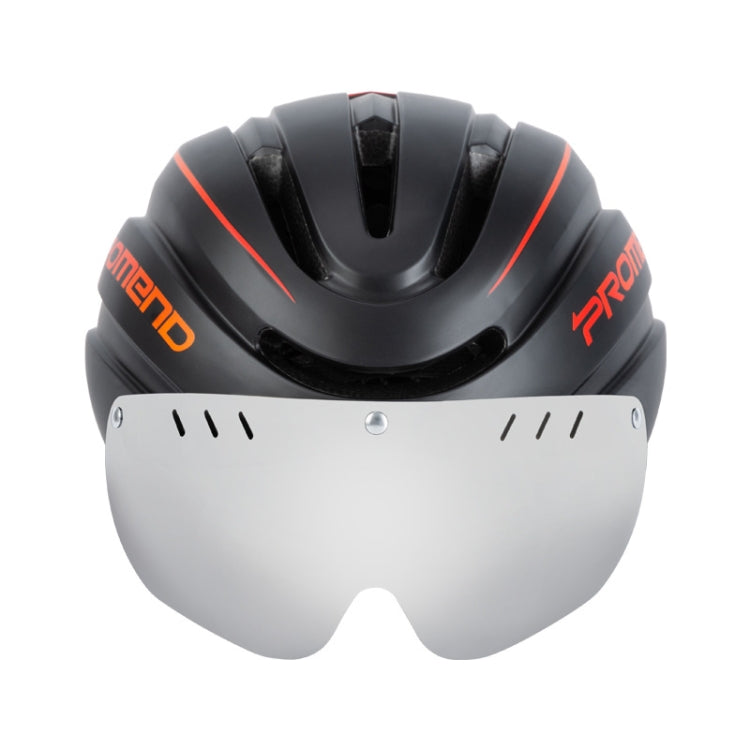 PROMEND TK-12H15 Mountain Bike USB Magnetic Goggles Helmet With Warning Light