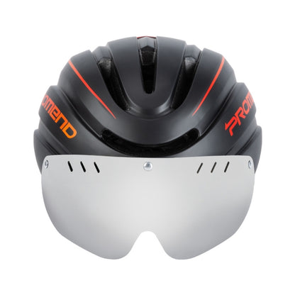 PROMEND TK-12H15 Mountain Bike USB Magnetic Goggles Helmet With Warning Light
