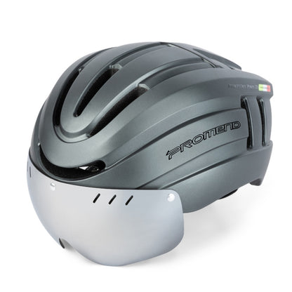 PROMEND TK-12H15 Mountain Bike USB Magnetic Goggles Helmet With Warning Light