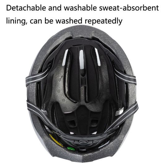 PROMEND TK-12H15 Mountain Bike USB Magnetic Goggles Helmet With Warning Light