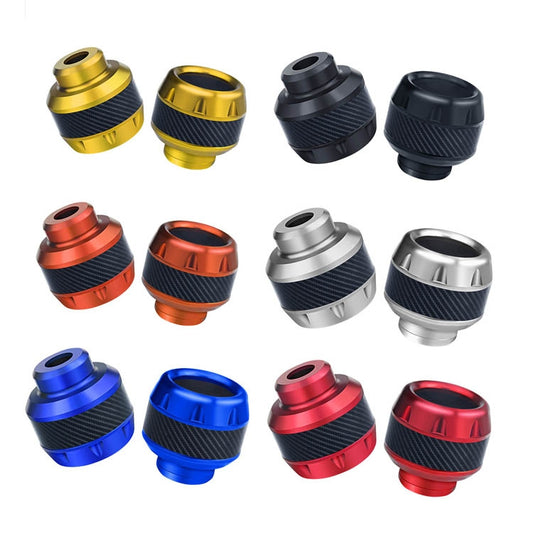 1pair TF-1783 Motorcycle Accessories Modified Electric Car Anti-Drop Cup Aluminum Alloy Shock Absorption Front Fork Cup, Red, Blue, Gold, Orange, Black, Silver