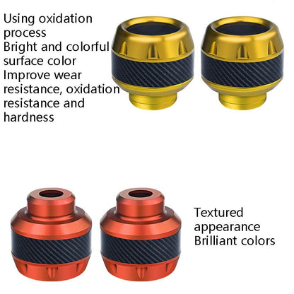 1pair TF-1783 Motorcycle Accessories Modified Electric Car Anti-Drop Cup Aluminum Alloy Shock Absorption Front Fork Cup, Red, Blue, Gold, Orange, Black, Silver