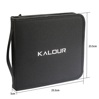 KALOLR YW-PC083 أداة رسم محمولة 83 في 1، مجموعة رسم تخطيطي متعددة الألوان قابلة للذوبان في الماء، YW-PC083