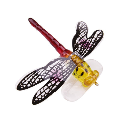 QT01 7cm / 6g Flying Fishing Bait Long Hook Bionic Dragonfly Bait