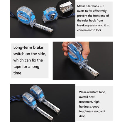 ZHCY CY-0107 Stainless Steel Drop-Proof Waterproof And Rust-Proof Steel Tape Measure, Size: 3m x 19mm, 3m x 19mm, 5m x 19mm, 5m x 25mm, 7.5m x 25mm, 10m x 25mm