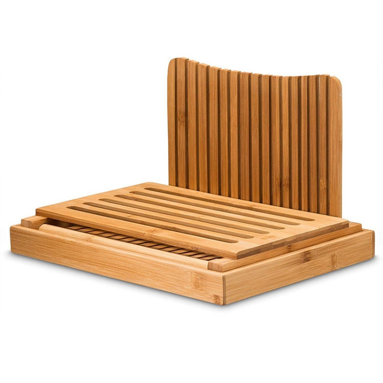 Bamboo Household And Commercial Multi-Function Bread Cutting Plate Sliced Cutting Board Bread Slices Bread Plate, Bamboo Bread Cutting