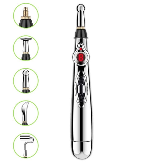 Circulating Energy Automatic Point Finding Meridian Pen Home Pain Electronic Acupuncture Pen Specifications：, 5 Head Color Boxes (Battery Model), Only Pen, 3 Head Color Box (Charging Model), 5 Head Color Box (Charging Model)