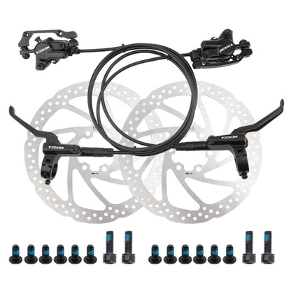 Meroca M800 Bicycle Brake Mountain Bike Universal Bilateral Brake Oil Pressure Disc Brake, Style: