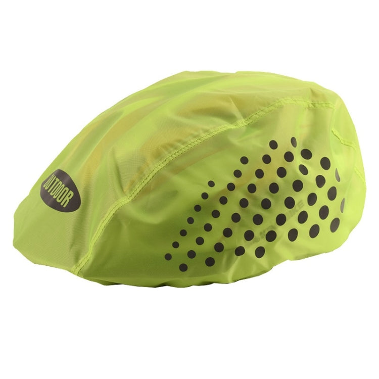 2 PCS Cycling Helmet Rain Cover Outdoor Reflective Safety Helmet Cover